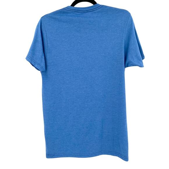 Quiksilver Mens Blue Heathered Tee T-Shirt Regular Fit Size Small - Picture 3 of 6